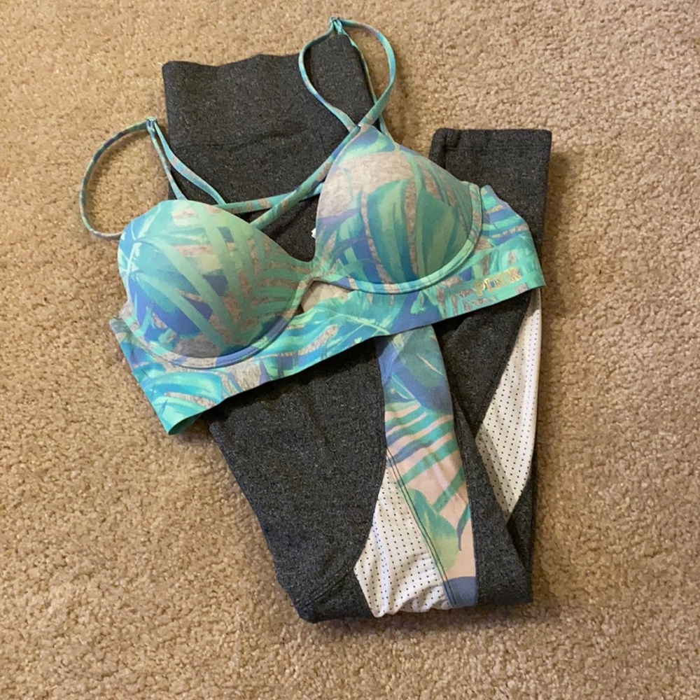 Victoria’s Secret PINK Yoga Pants with Bra